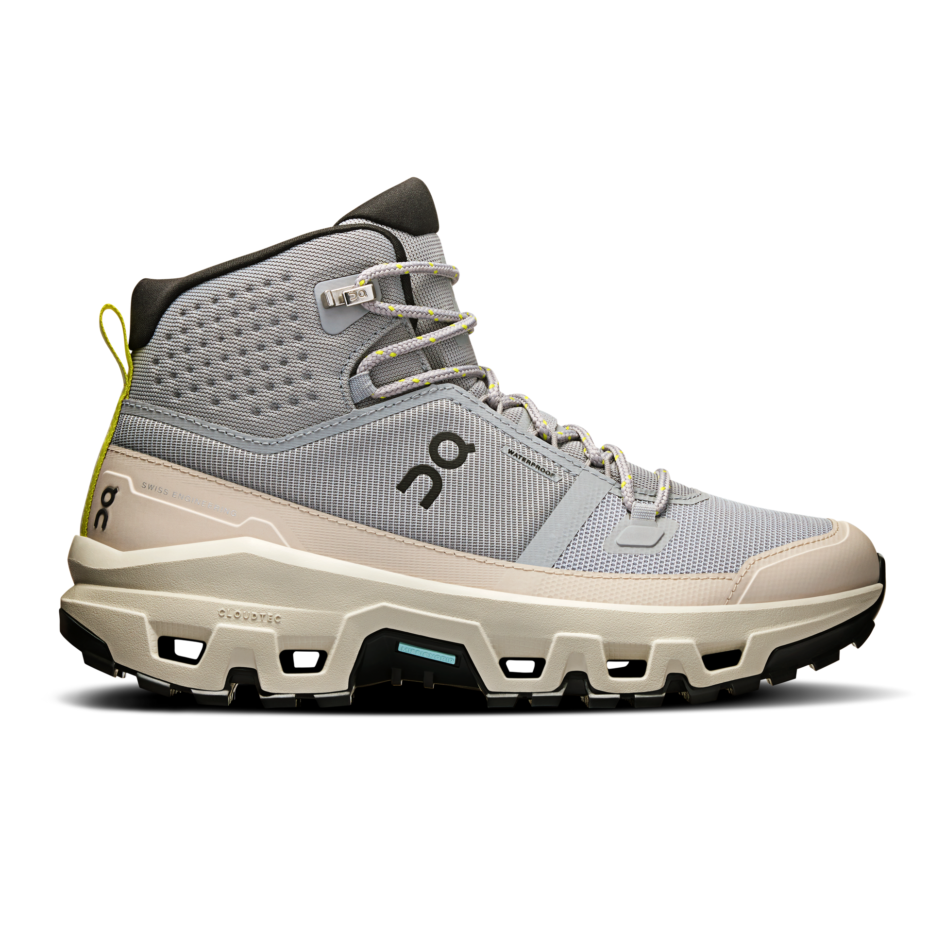 ON Cloudrock Mid WP - Alloy | Ice